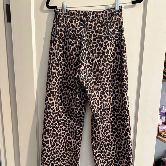 Reformation Carly High Rise Leopard Jeans - Picture 2 of 5